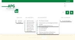 Desktop Screenshot of apg-info.de